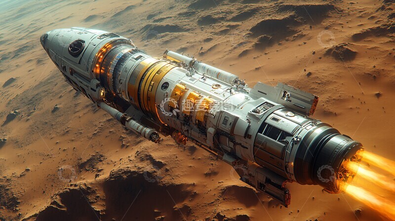 高清大图下载【趣麦麦图】新开发航天器前往火星3