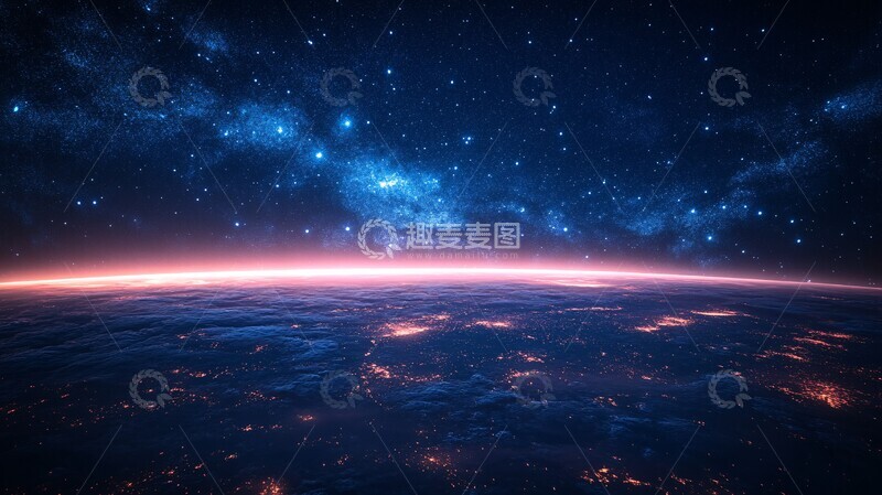 高清大图下载【趣麦麦图】卫星网络连接图1