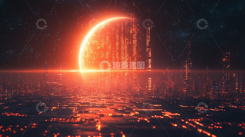 高清大图下载【趣麦麦图】卫星边缘处理1