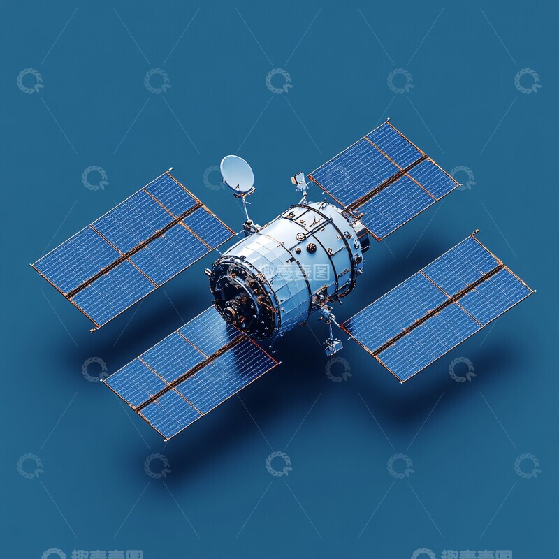 高清大图下载【趣麦麦图】-卫星空间模型1