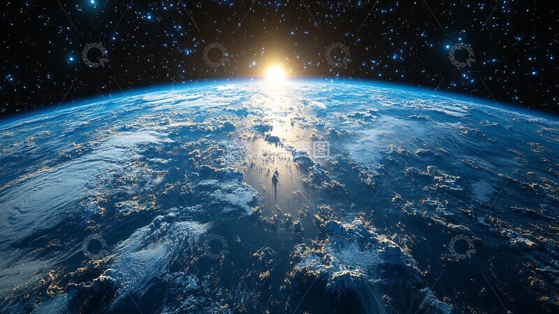 高清大图下载【趣麦麦图】地球太空视角3