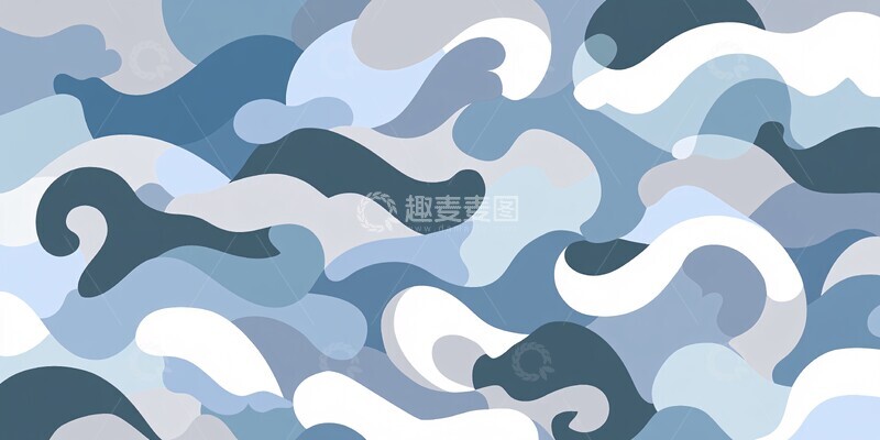 高清大图下载【趣麦麦图】蓝色灰色天空1