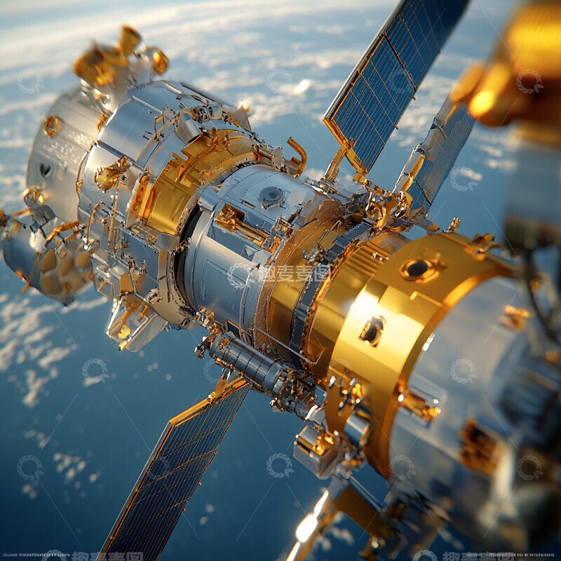 高清大图下载【趣麦麦图】卫星激光通信