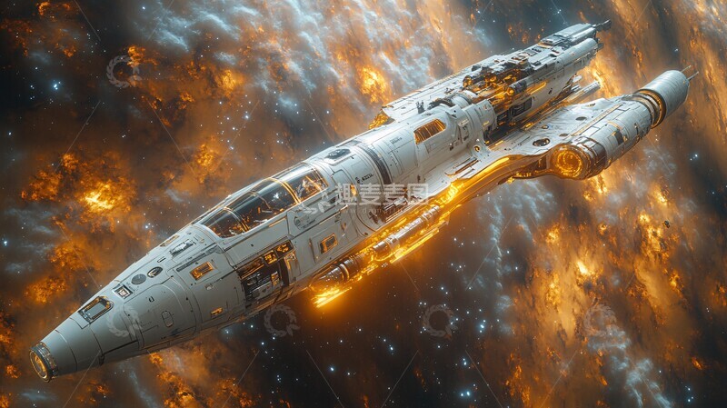 高清大图下载【趣麦麦图】太空船探索之旅2