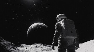 太空中的宇航员