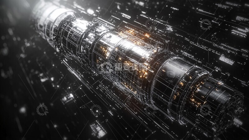 高清大图下载【趣麦麦图】卫星空间结构图