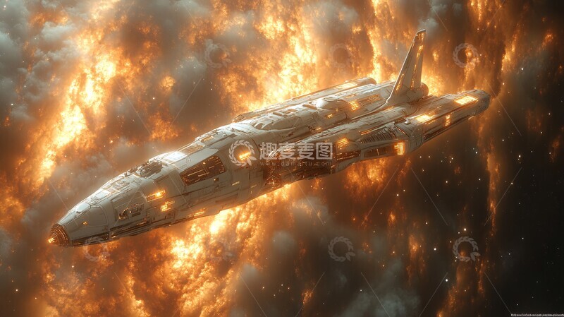 高清大图下载【趣麦麦图】太空船探索之旅1