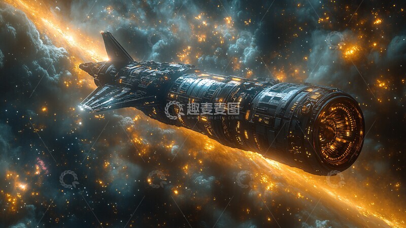 高清大图下载【趣麦麦图】太空船探索之旅3