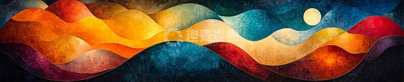 高清大图下载【趣麦麦图】第七日光明墙画1