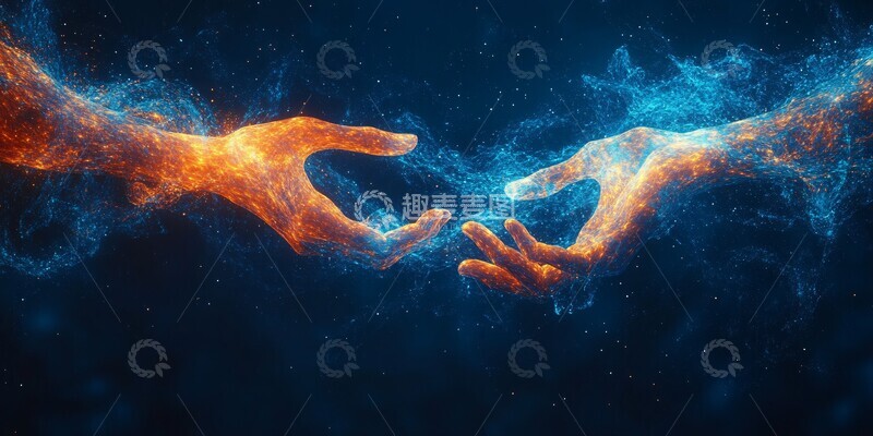 高清大图下载【趣麦麦图】人际纽带网络1