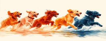 奔跑的赛犬奔跑赛犬运动