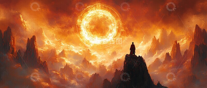 高清大图下载【趣麦麦图】天境云涡天境云涡山峰2