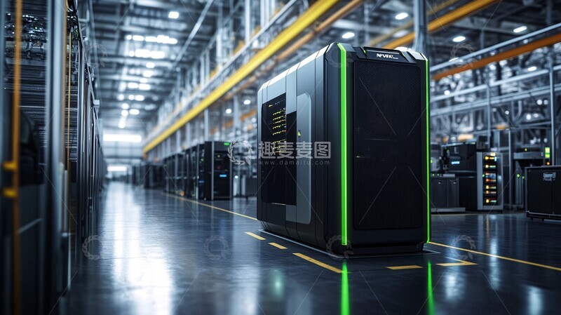 高清大图下载【趣麦麦图】超级计算机挂架