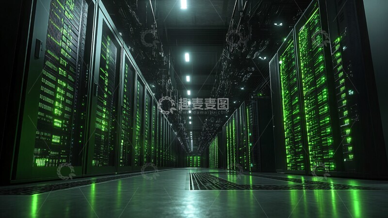 高清大图下载【趣麦麦图】超级计算机挂架1