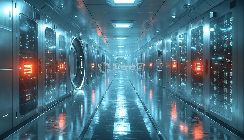 高清大图下载【趣麦麦图】服务器机房服务器机房金属1
