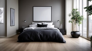 白墙灰家具卧室1