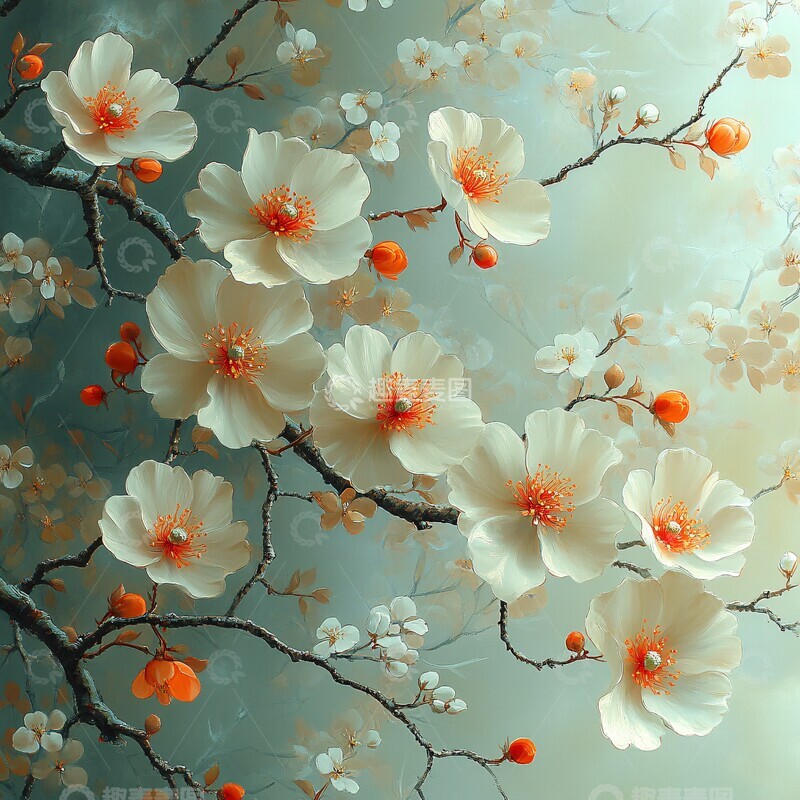 高清大图下载【趣麦麦图】竹玉文维多利亚图案2