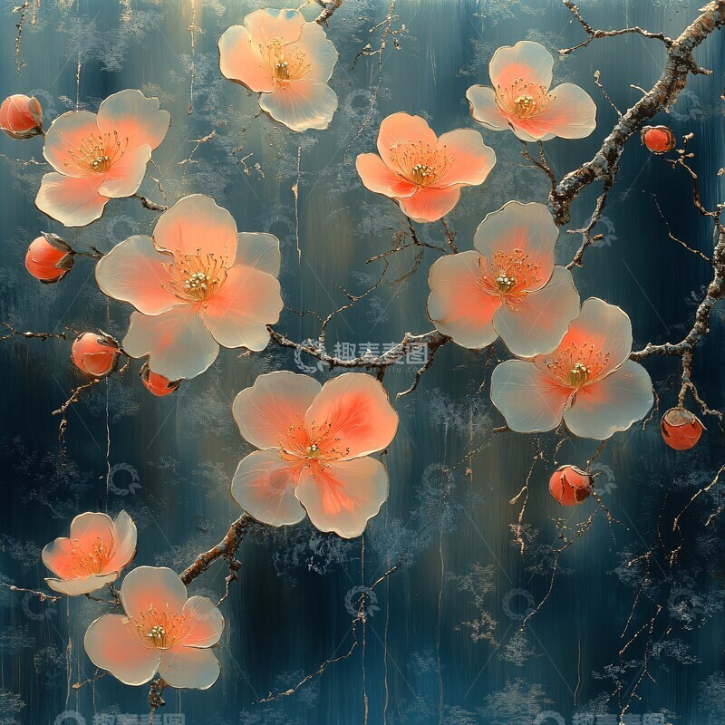 高清大图下载【趣麦麦图】竹玉文维多利亚图案1