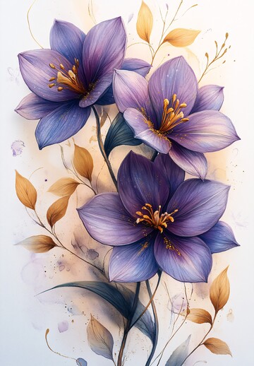 岁生日邀请生日邀请百合3