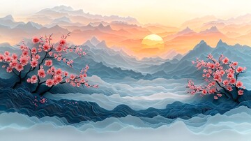 春日梦境剪纸2