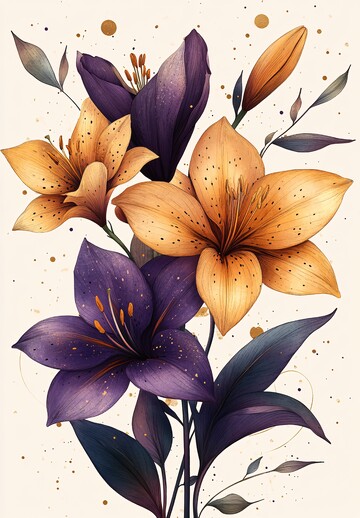 岁生日邀请生日邀请百合2