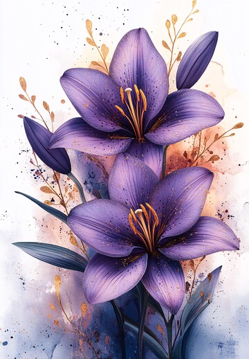 岁生日邀请生日邀请百合