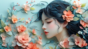春日梦境剪纸