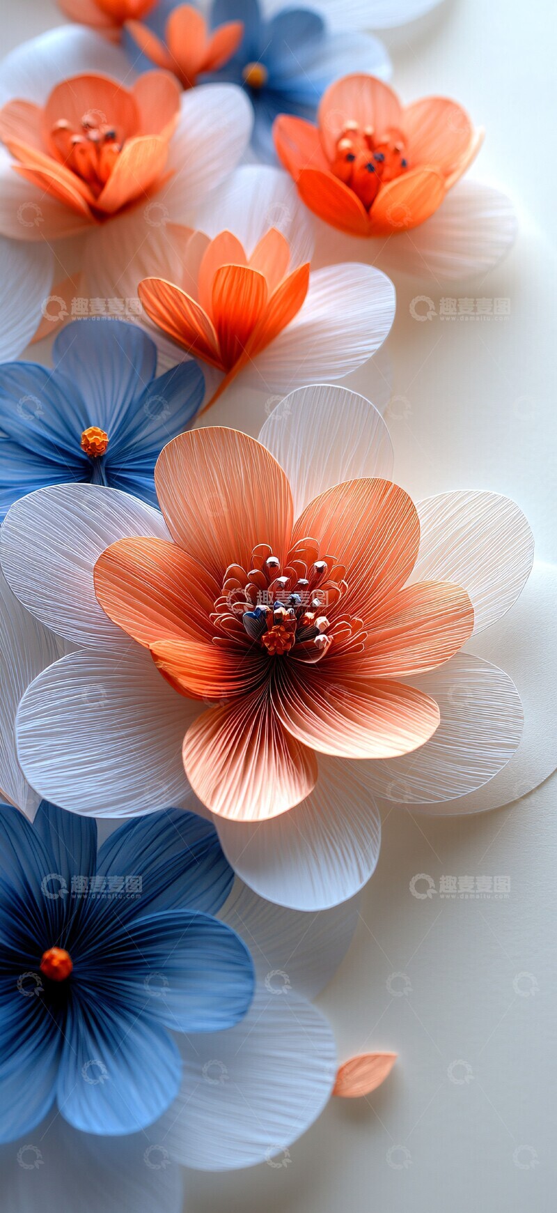 高清大图下载【趣麦麦图】白色婚礼邀请卡3