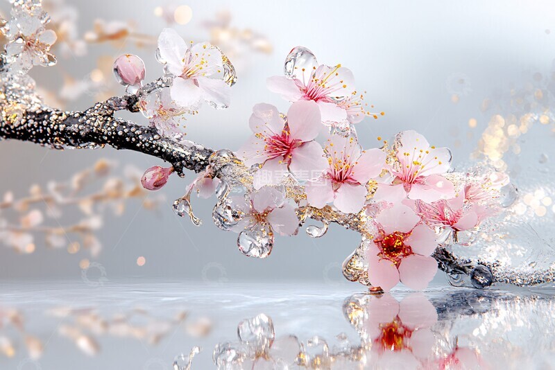 高清大图下载【趣麦麦图】樱花浪漫设计