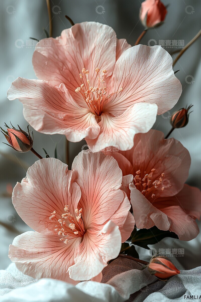 高清大图下载【趣麦麦图】家庭与花束家庭花束白色