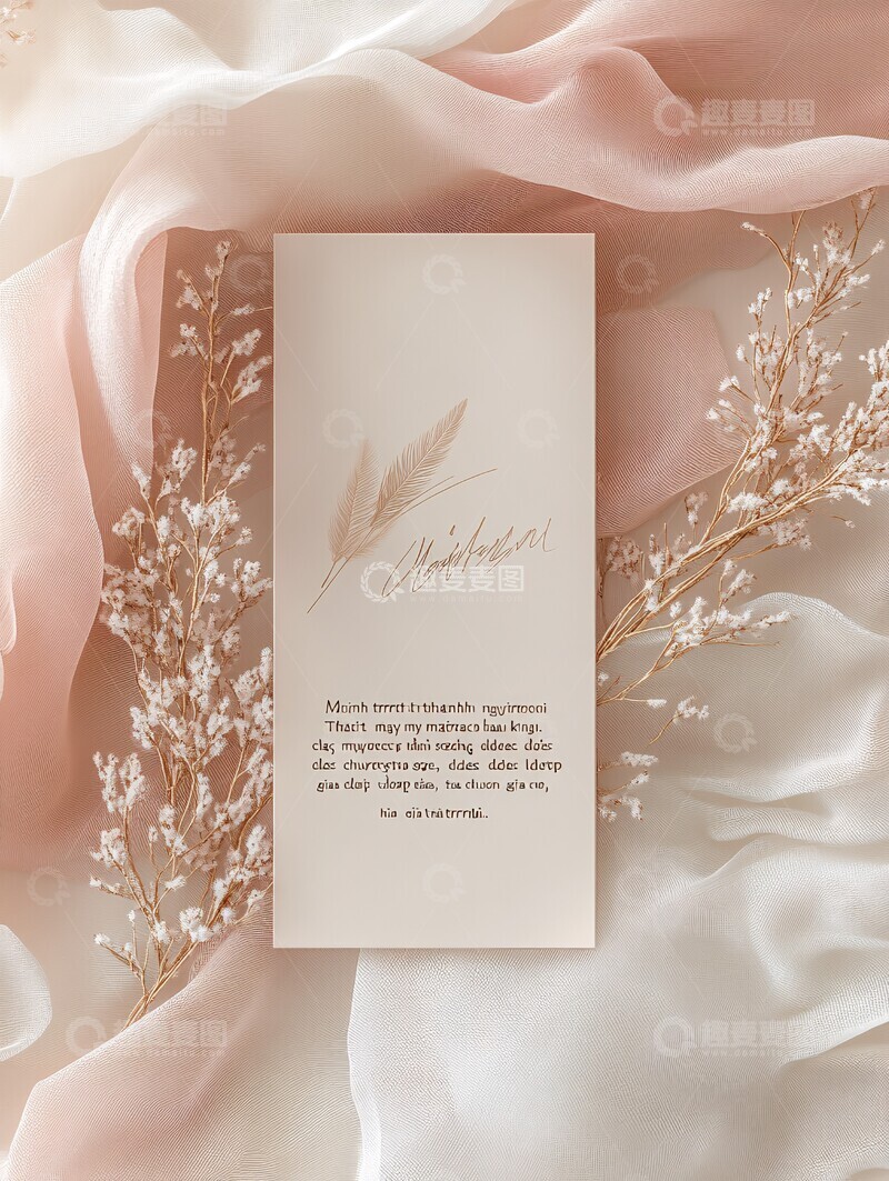 高清大图下载【趣麦麦图】优雅书签设计