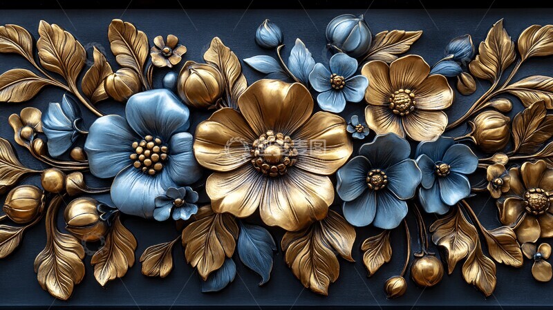 高清大图下载【趣麦麦图】金艺新艺术花卉装饰