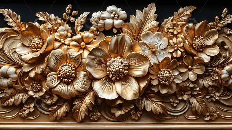 高清大图下载【趣麦麦图】金艺新艺术花卉装饰1