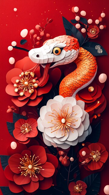 蛇年红包封面设计2