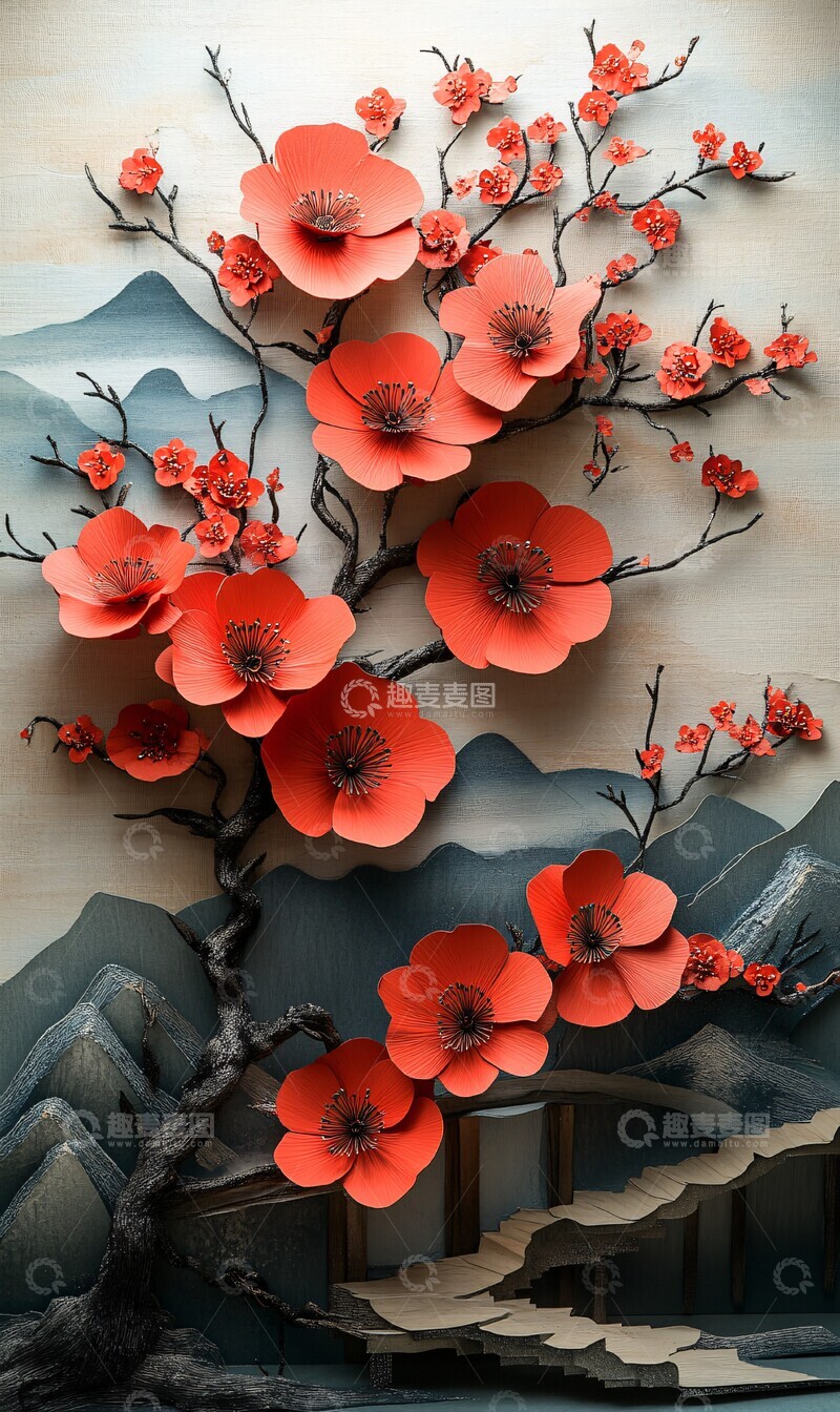 高清大图下载【趣麦麦图】银色纹理新年装饰