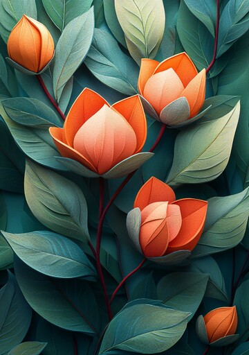 花蕾与春日景象1