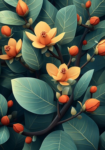 花蕾与春日景象2