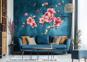 青花花卉图青花花卉图画