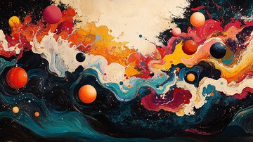 韩风交融韩服书法陶器1