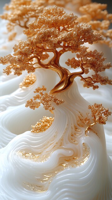 水中树艺术曲线1