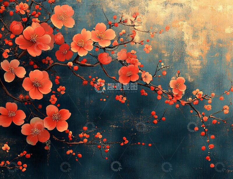 高清大图下载【趣麦麦图】和服图案边框页1