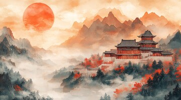 旭日宫殿祥云图3