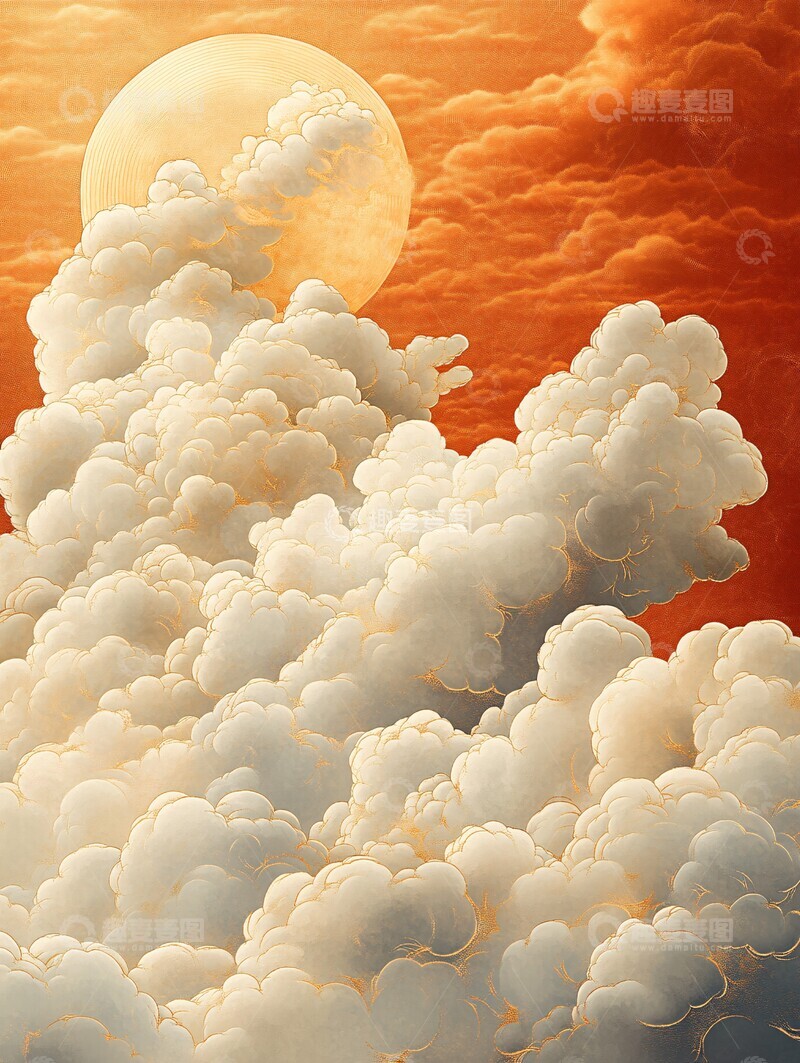 高清大图下载【趣麦麦图】祥云锦绣图祥云锦绣云海1