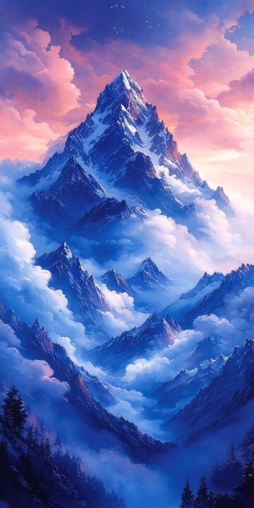 云海雪峰云海雪峰山脉1