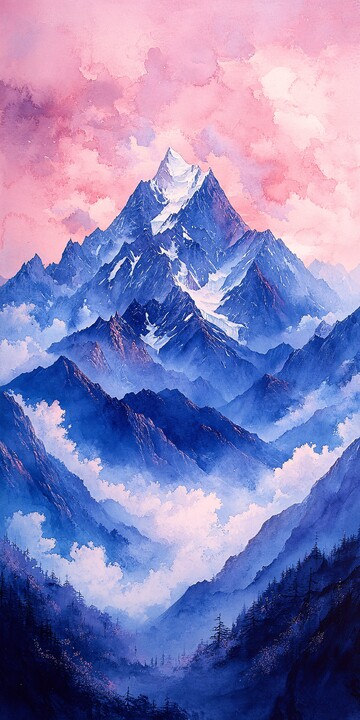 云海雪峰云海雪峰山脉3