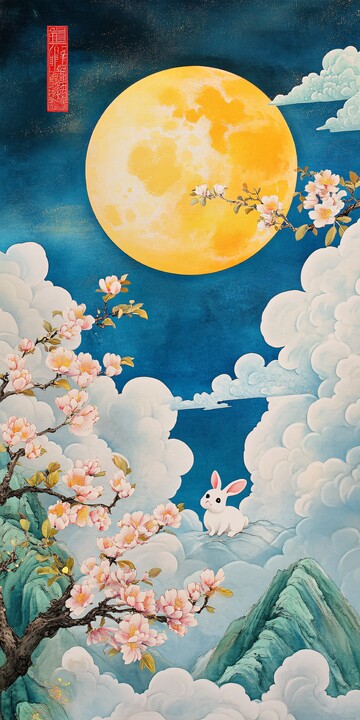 明月兔影桂花香