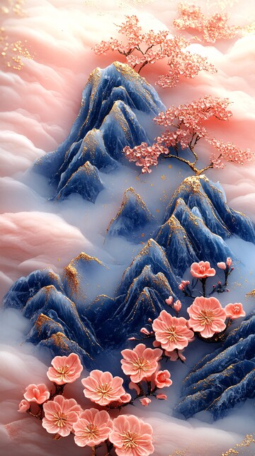 金镶玉山水画3