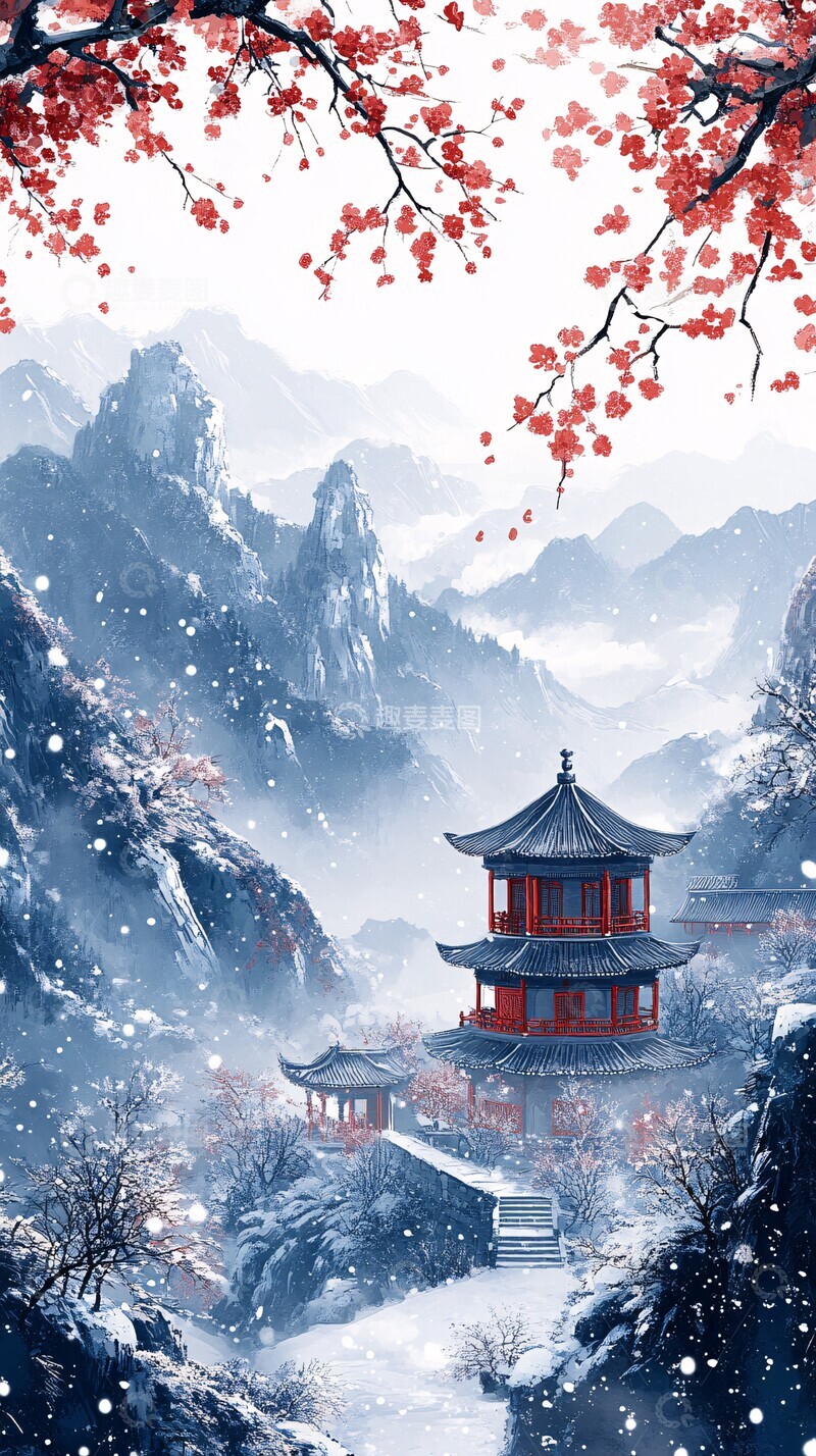 冷季蓝印花设计