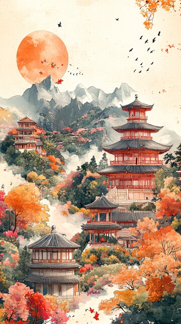 少林佛寺景观图1