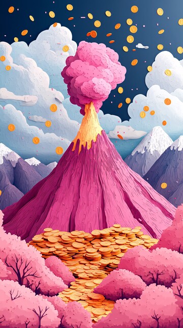 金币火山喷发